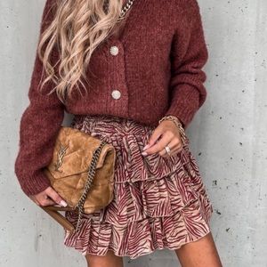 Tiered Ra Ra Mini Skirt